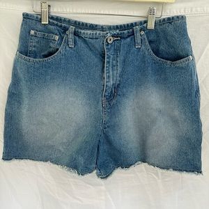 Vintage LA Blues Carpenter Style Denim Shorts Size 12 ￼